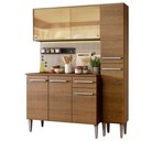 Ver imagem 3 de Armário de Cozinha Compacta 137cm Rustic Emilly Gold Madesa 03