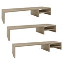 Ver imagem 1 de Kit 03 Suportes Para Monitor Stand Home Office Lap 90 cm L03 Amadeirado - Lyam Lyam Decor
