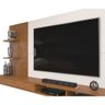 Painel para Tv até 60 Polegadas Ripado com Nichos Dj Móveis Bento Freijó Off White - 5