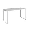 Mesa para Escritório Industrial Base Ferro Branco Tampo Mdp Branco 120x60 - 1