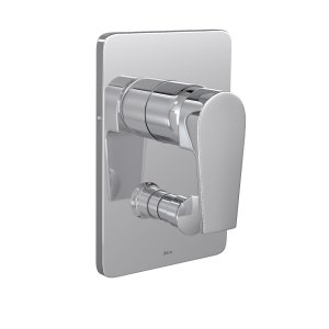 Acabamento de Monocomando para Chuveiro e Banheira Level Cromado Cod: 4994.c26