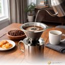 Ver imagem 6 de Filtro Coador de Café Aço Inoxidável Reutilizável sem Papel Econômico