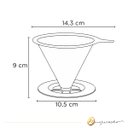 Ver imagem 4 de Filtro Coador de Café Aço Inoxidável Reutilizável sem Papel Econômico