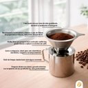 Ver imagem 3 de Filtro Coador de Café Aço Inoxidável Reutilizável sem Papel Econômico