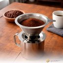 Ver mais imagens de Filtro Coador de Café Aço Inoxidável Reutilizável sem Papel Econômico