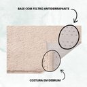 Ver imagem 5 de Tapete Oasis 100% Antiderrapante 1,50x2,00 Macio Pérola