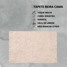 Tapete Oasis 100% Antiderrapante 1,50x2,00 Macio Pérola - 3