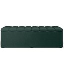 Ver imagem 3 de Calçadeira Recamier Baú para Cama de Casal Dália 140x50 Cm W01 Linho Verde Musgo - Lyam Decor