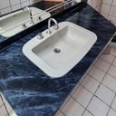 Ver imagem 1 de Adesivo para Pia Bancada Imprimax Gold Pedra Mármore Nero Tacolado Papel de Parede 1,22 X 1,00m