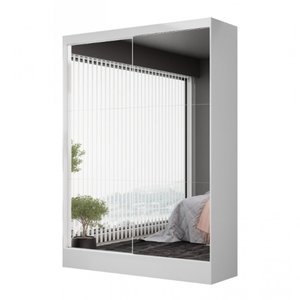 Guarda-roupa Belem Premium 2 Portas de Correr 2 Gavetas com Espelho