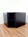 Ver imagem 7 de Balcão em L Compacto Preto - Elegância e Praticidade