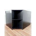 Ver imagem 3 de Balcão em L Compacto Preto - Elegância e Praticidade