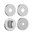 Ver imagem 1 de Jogo de Roseta Banheiro Classic Redonda Inox Escovado 50mm Stam