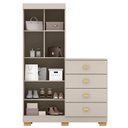 Ver imagem 2 de Comoda Roupeiro 120 Cm 2 Portas Cris 20034 Fendi Vlr