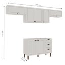 Ver imagem 2 de Cozinha Completa 4PÇS 7PTS 3GAV Americana Branco