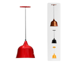 Ver imagem 3 de Luminária Pendente Pião Teto Interna Cozinha Sala Quarto E27:vermelho