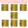 Pastilhas Adesivas Imita Inox Barato Kit Econômico C/ 7 Unid - 3