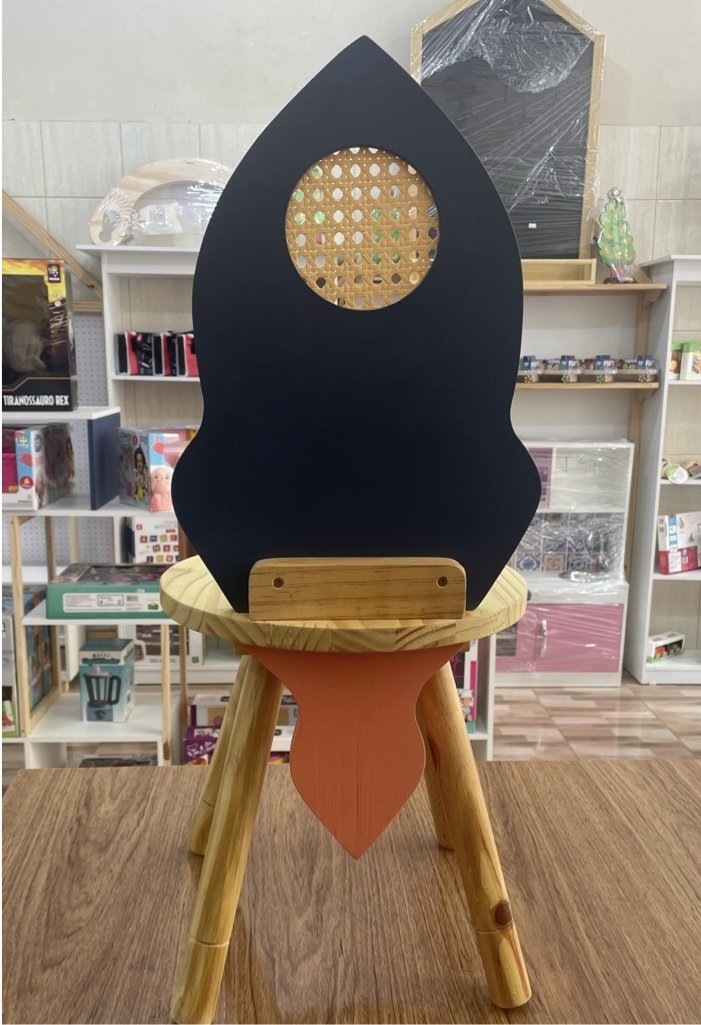 Cadeira de Foguete Palha Indiana Fábrica de Casinha