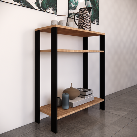 Aparador Mesinha de Apoio Buffet Cantinho do Café para Sala, Escritório, Quarto em MDF Amadeirado