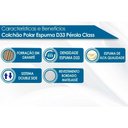 Ver imagem 3 de Cama Box c/Auxiliar Solteiro: Colchão Espuma Polar D33 Pérola Clean + Base CRC Rústico Clean(88x188)