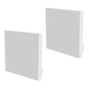 Ver imagem 1 de Perfil para Fita de Led Sobrepor Taschibra Cimo Borda Infinita Kit 3 Metros Branco