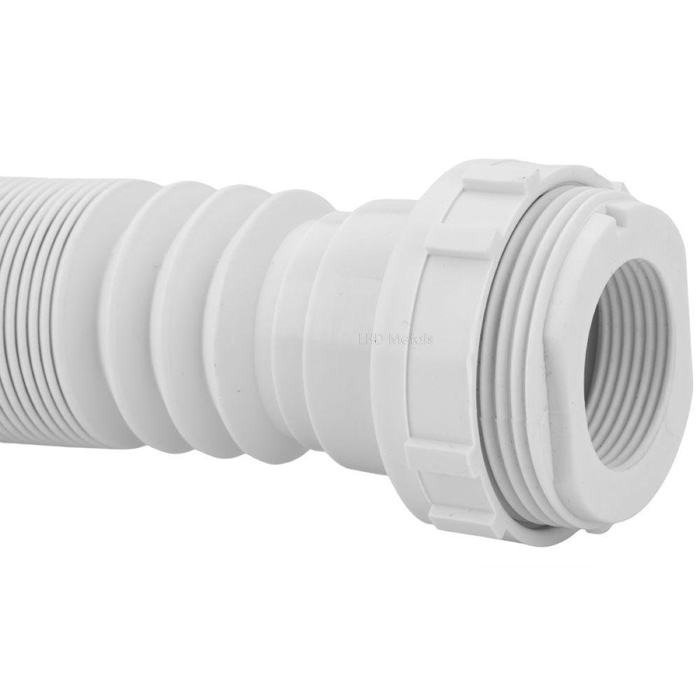 Sifão Triplo Sanfonado/extensivo Universal Abs Branco - 6