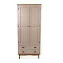 Ver imagem 1 de Roupeiro Antique 2 Portas e 2 Gaveta - 2081 Cor Laca - Nude