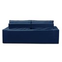 Ver imagem 7 de Sofá Retrátil e Reclinável 2 lugares com Molas 1,80m Eloa Suede Azul Madelina