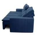 Ver imagem 6 de Sofá Retrátil e Reclinável 2 lugares com Molas 1,80m Eloa Suede Azul Madelina