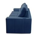 Ver imagem 5 de Sofá Retrátil e Reclinável 2 lugares com Molas 1,80m Eloa Suede Azul Madelina