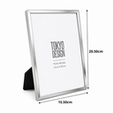 Ver imagem 5 de Porta Retrato Moldura Metal Cromado Slim