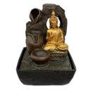 Ver imagem 1 de Fonte de Água Cascata Decorativa de Mesa Bivolt Buda c/ Vasos 22cm