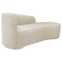 Ver imagem 4 de Kit Sofá Curvo França 140cm Ld. e 2 Poltronas Luiza Max Conforto, Bouclé Bege