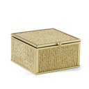 Ver imagem 1 de Caixa Decorativa em Metal Dourado Revestida 10cm Kv0330 Btc