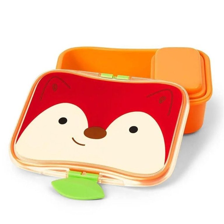 Kit Lanche Infantil Marmitinha Zoo Raposa - Skip Hop Kit Lanche Infantil Marmitinha Zoo Raposa - Skip Hop
