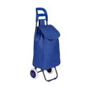 Ver imagem 1 de Carrinho de Compras Feira Reforçado Grande Dobrável Multi Azul