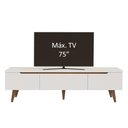 Ver imagem 7 de Rack para Tv até 75 Polegadas Madesa Brest 2 Portas 1 Gaveta Branco