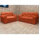 Ver imagem 1 de Sofá 2 e 3 Lugares Terracota 604 Viena