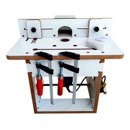 Bancada para Tupia Laminadora com Grampos e Fresas Inclusos - 1