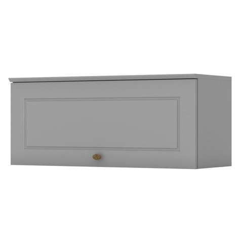 Armário Aéreo Basculante Americana 80cm Cinza - Móveis Henn