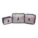 Ver imagem 3 de Organizador de Mala Viagem Roupa Kit 6 Peças Necessaire Pgb Organizador de Mala 6 Peças Ciano Escuro