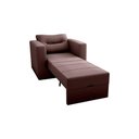 Ver imagem 2 de Sofa Cama Poltrona 1 Lugar Solteiro 0,90 Larg Marissol Matrix