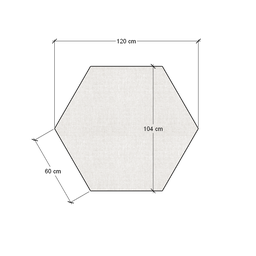 Nuvem Acústica Hexagonal Bl Acoustic 9102 - 3