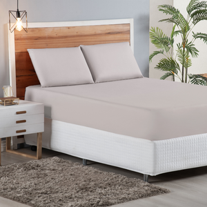 Lençol com Elástico Mias Fronha Jogo de Cama King.:rosa