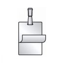 Ver imagem 3 de Película Auto Plastificante Crachá Vertical Caixa 100 Unds