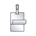 Ver imagem 1 de Película Auto Plastificante Crachá Vertical Caixa 100 Unds