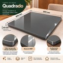 Ver imagem 3 de Tampo para Mesa de Jantar Quadrada 900x900 de Madeira Vidro
