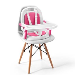 Cadeira de Alimentação Berry 3 em 1 Rosa Multikids Baby - Bb390 Bb390 Multikidsbaby - 9
