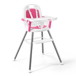 Cadeira de Alimentação Berry 3 em 1 Rosa Multikids Baby - Bb390 Bb390 Multikidsbaby - 7