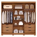 Ver imagem 3 de Guarda Roupa Maite 3 Portas Correr com Espelhos e Pés